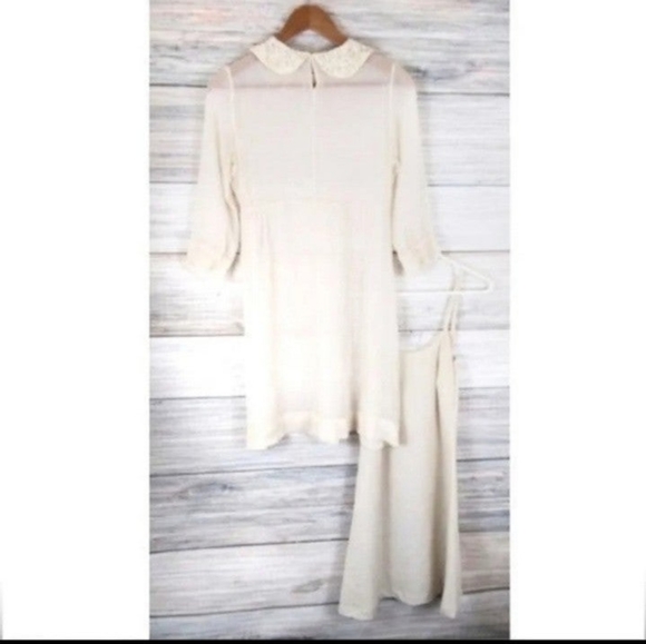 ELKIN Silk Romantic Pretty Feminine Blake Dress XS - Picture 7 of 8